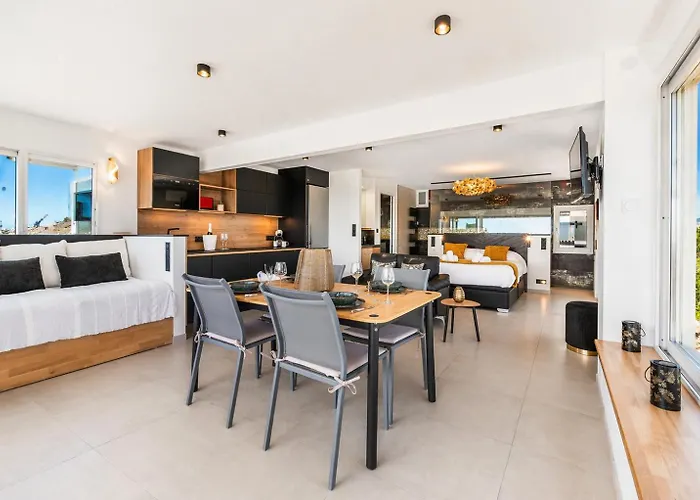 Aurora Port Nature - Vue Mer- Terrasse Plein Sud - Parking - Village Naturiste Apartman Agde