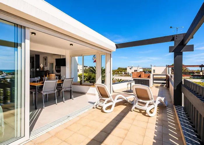 Aurora Port Nature - Vue Mer- Terrasse Plein Sud - Parking - Village Naturiste Apartman