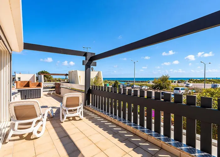 Aurora Port Nature - Vue Mer- Terrasse Plein Sud - Parking - Village Naturiste *